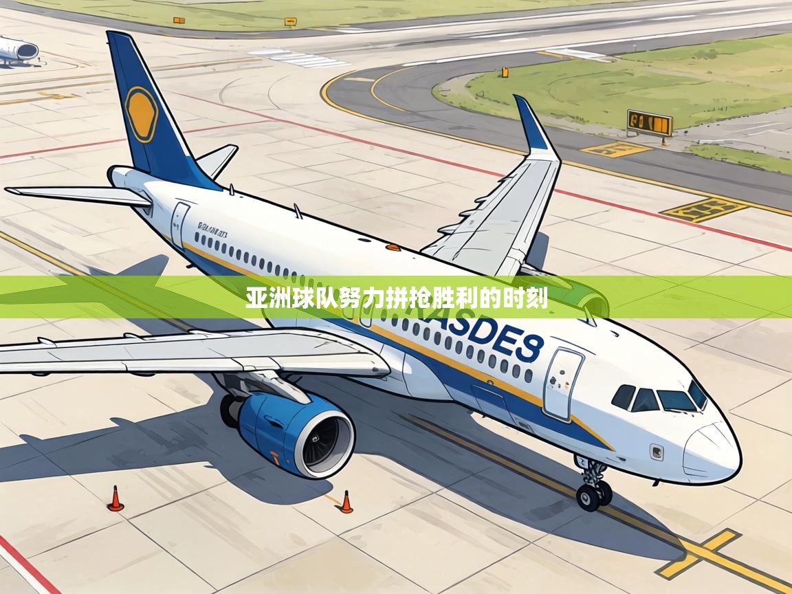 亚洲球队努力拼抢胜利的时刻